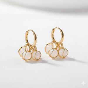 Mini Pearl Hoop Earrings