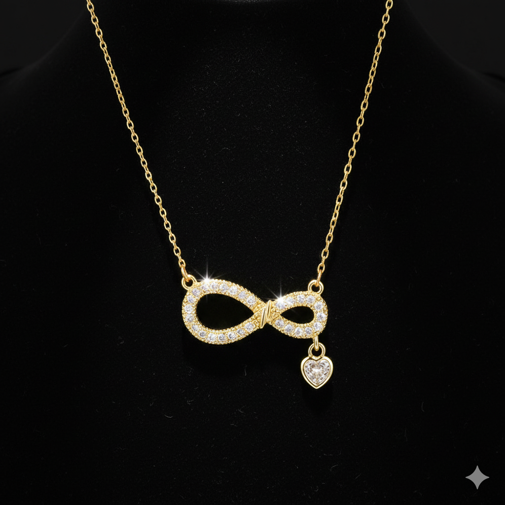 Infinity Heart Necklace - Image 2