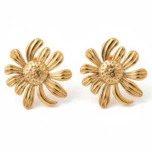 flower Statement Earrings