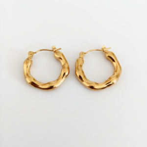 Gold-Tone Hoop Earrings