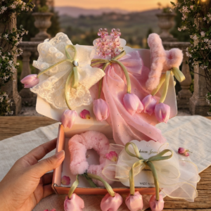 Tulip hair tie hamper